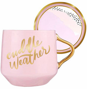 Mug & Coaster Lid - Cuddle Weather
